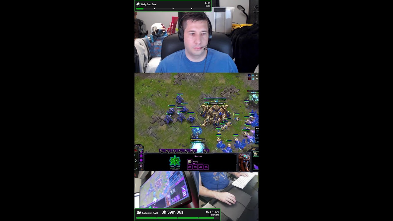 GM Protoss WE LOCKED IN quick stream (Portrait)