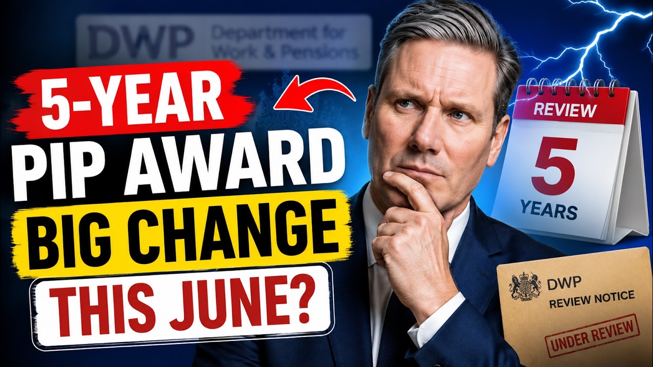 ⚡️ THE 5-YEAR PIP AWARD: Why the DWP Is Changing Review Lengths in June