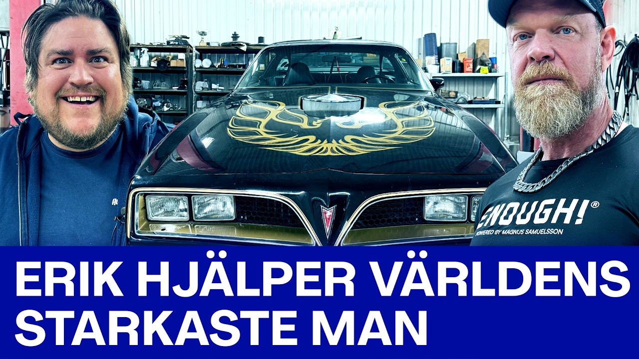 Fixar Erik cut out-ventiler på Magnus Samuelssons Pontiac Trans Am Firebird?