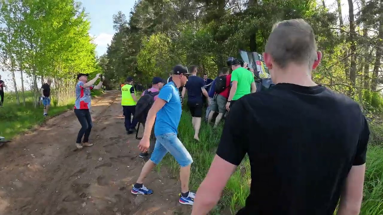 Rajd Polski 79 Świętajno wypadek
