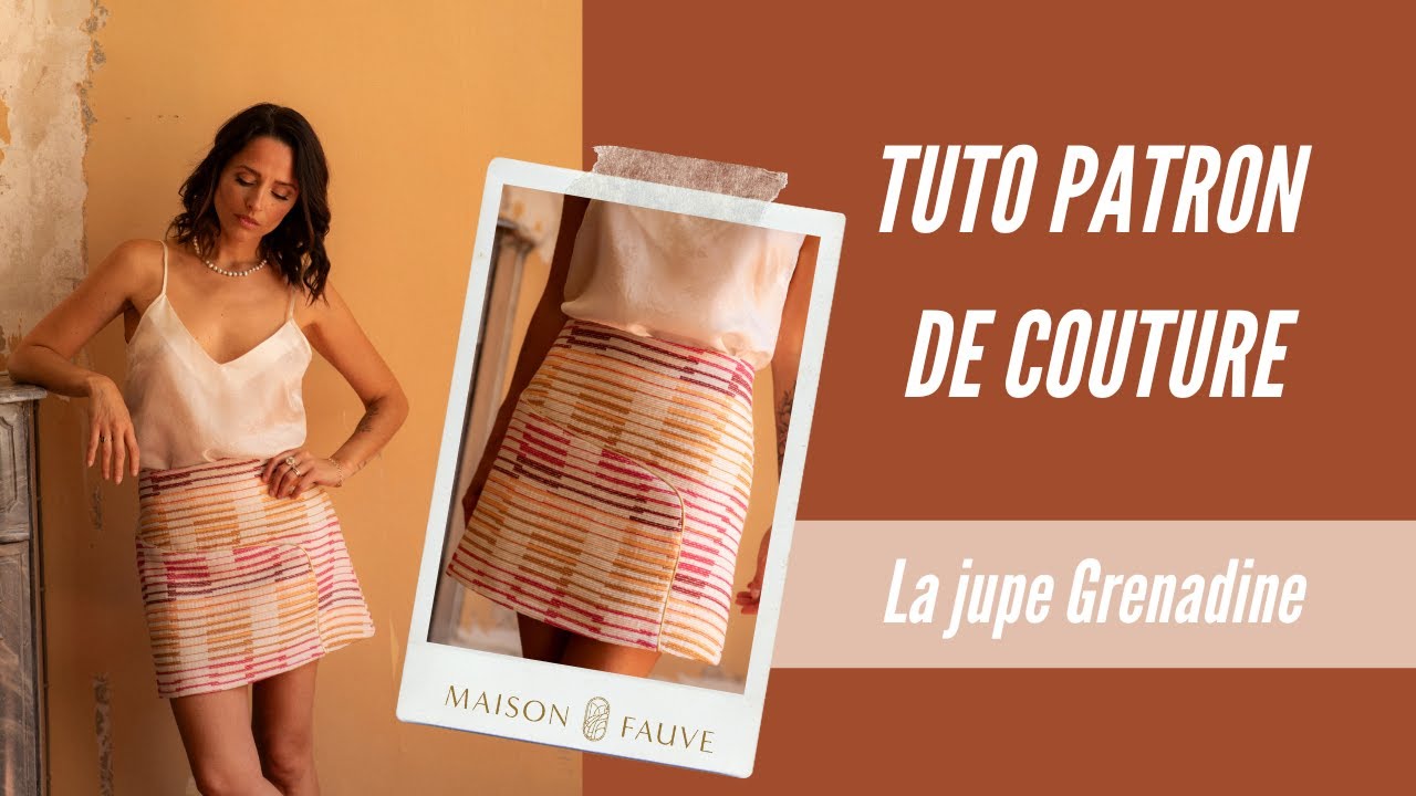 Comment Coudre la Mini Jupe Grenadine ? 🍒 Tuto Couture Facile