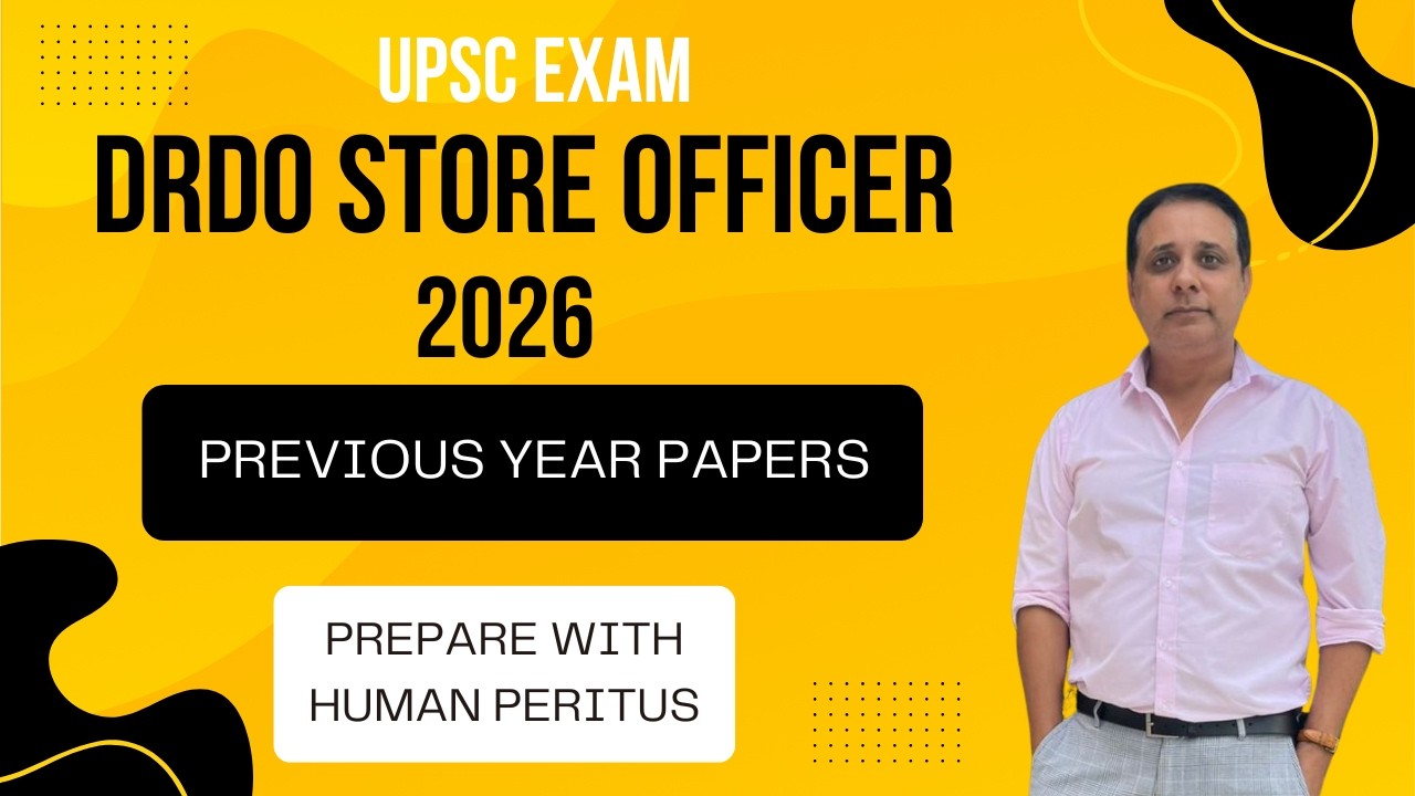 Download Previous Years Papers - UPSC Store Officer DRDO 2026 exam