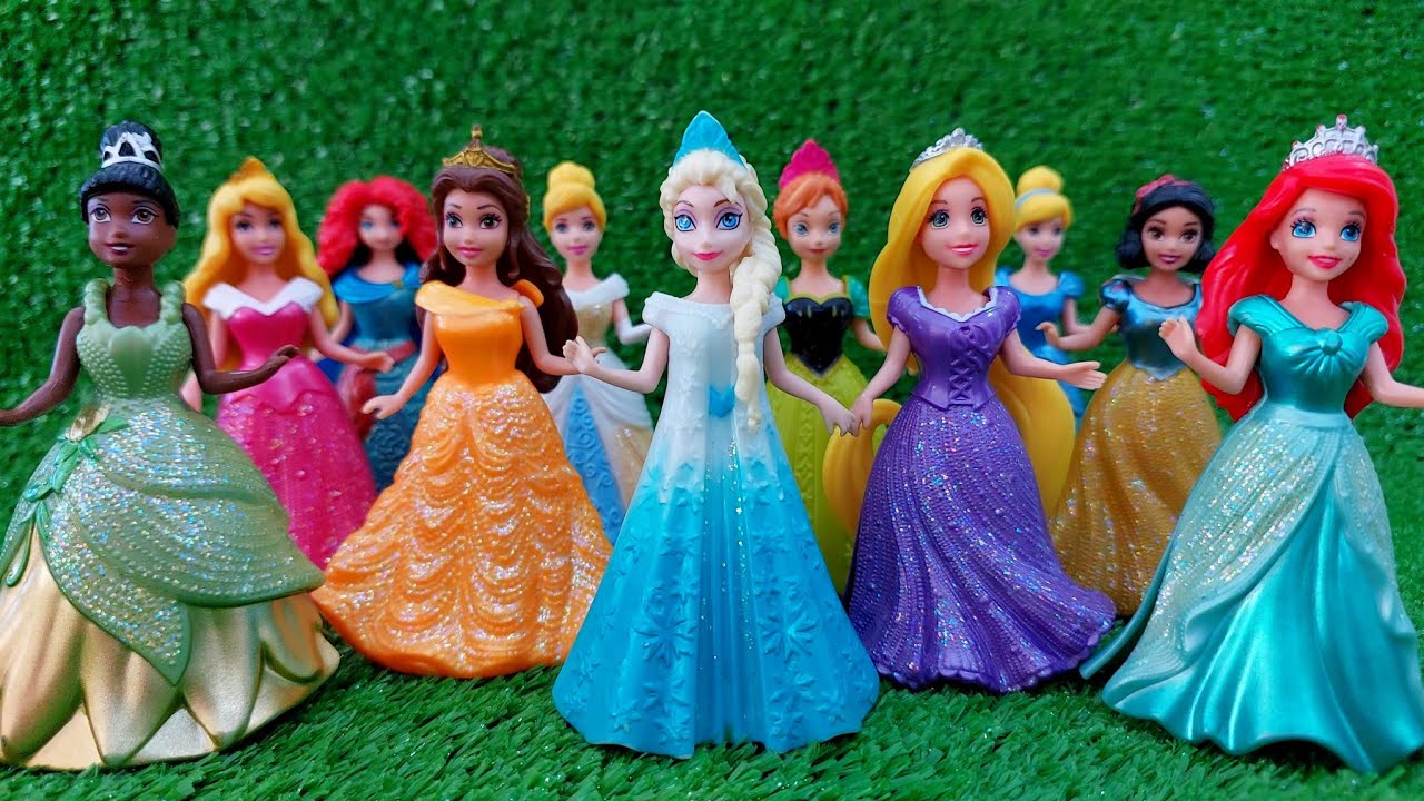99 Minutes Disney princesses Collection ASMR Satisfying Unboxing | Disney