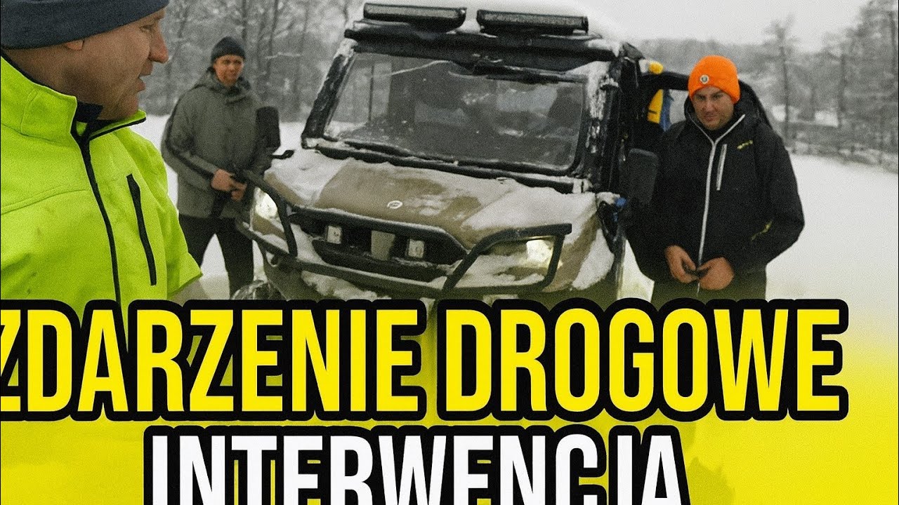 Odśnieżanie quadem, INTERWENCJA drogowa, holowanie - Cf Moto Uforce do Koń roboczy !