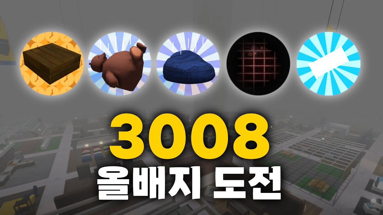 3008의 모든 배지를 얻어보자