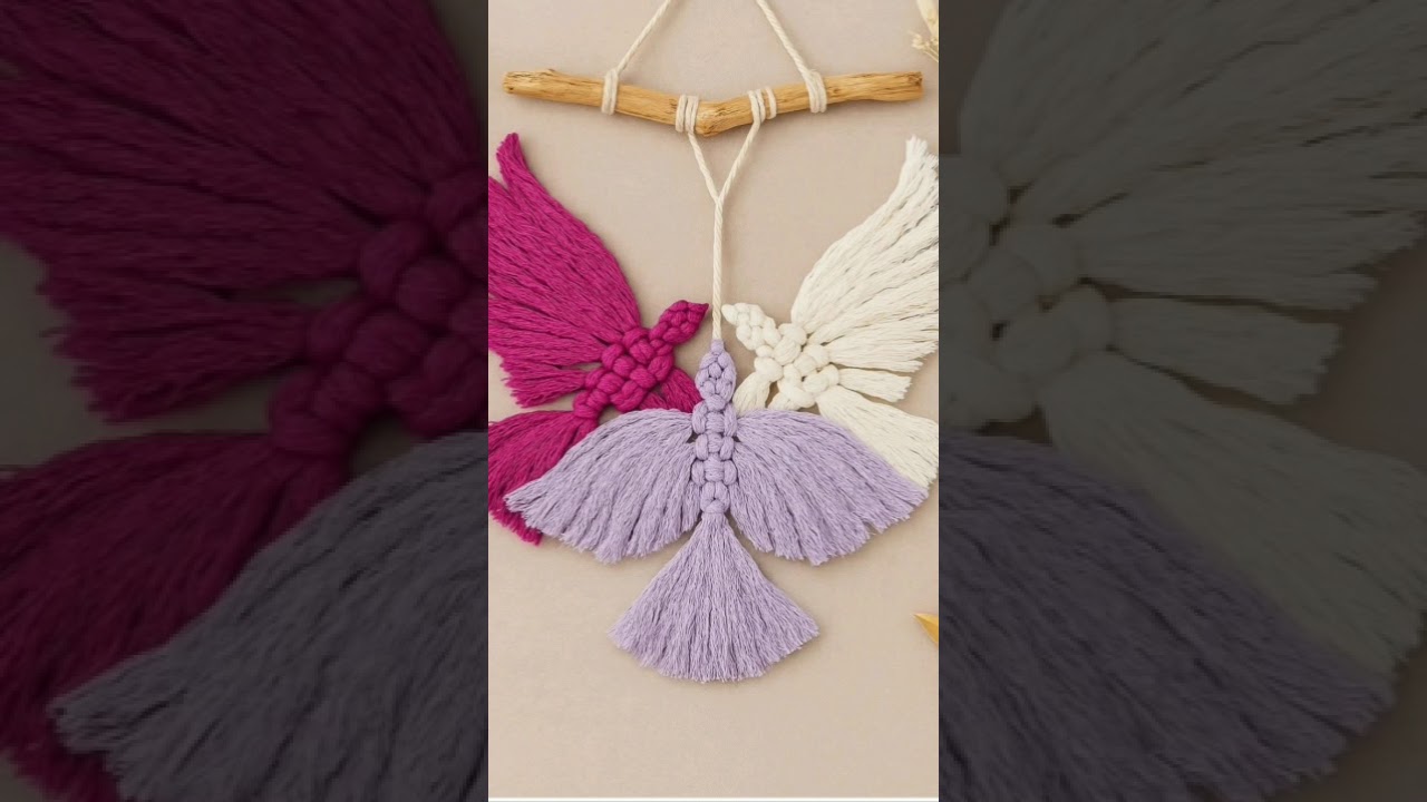 mecrame unique style #macramelove #macrameknot #homedecor #macrametutorial
