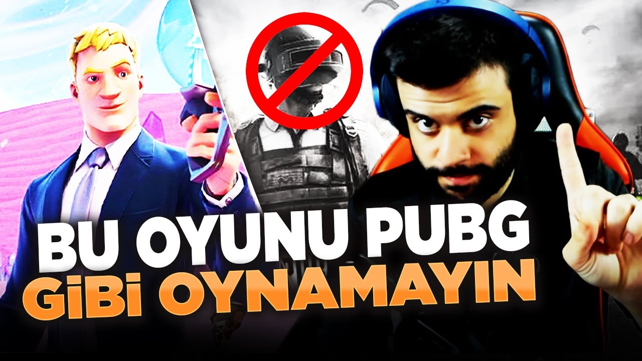 BU OYUNU PUBG GİBİ OYNAMAYIN ! Fortnite Öğretici