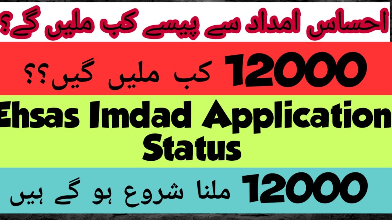 #EhsaasEmergencyProgram Ehsaas Emergency Program || Ehsas Imdad Application Status-احساس امداد