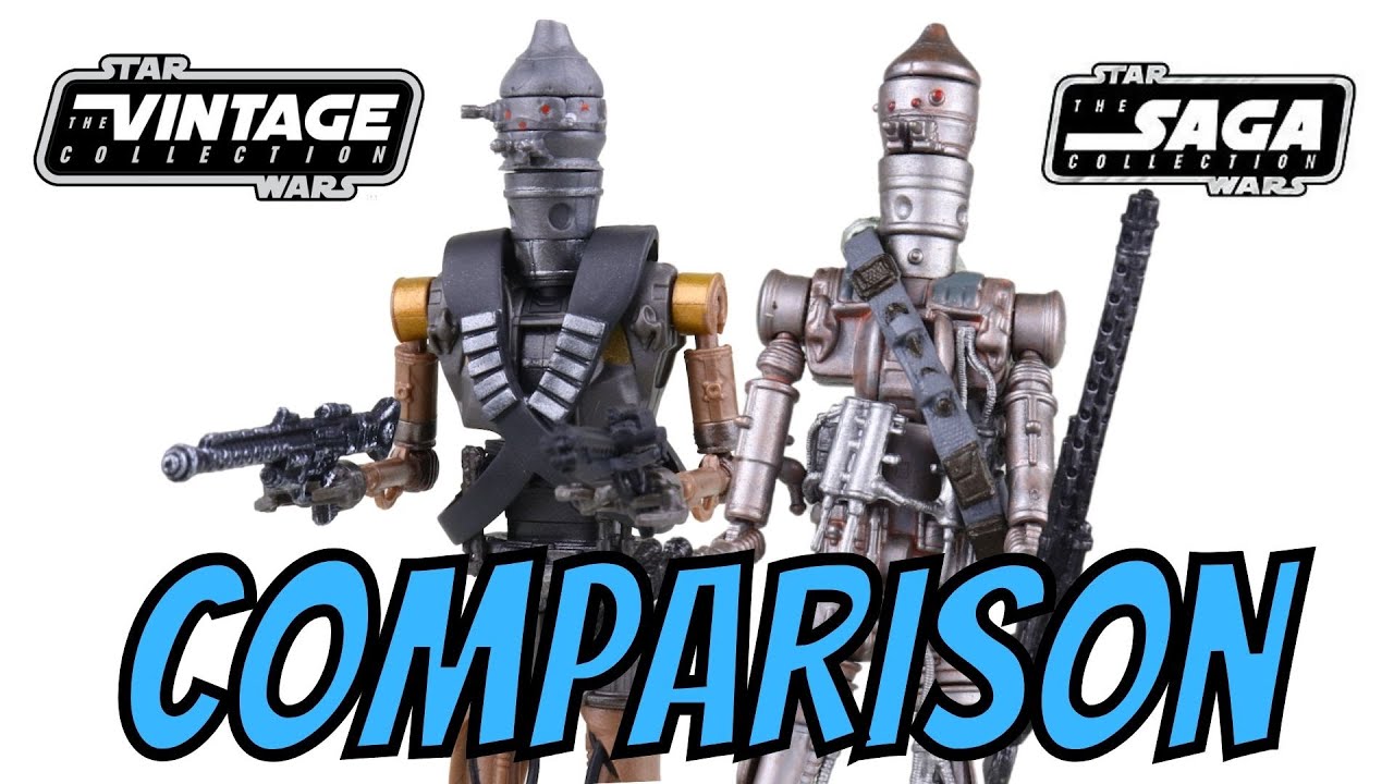 Vintage Collection IG-11 Vs Vintage Saga Collection IG-88