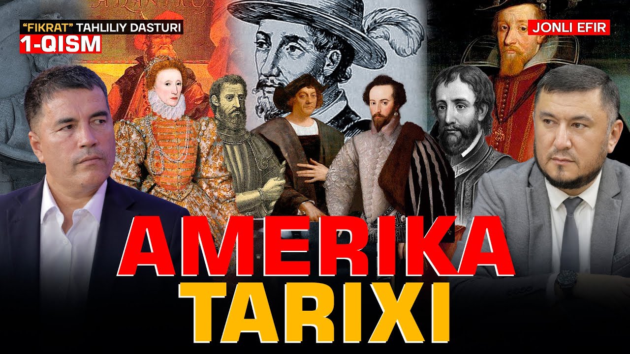 🔴 Amerika tarixi. 1-qism #fikratuz