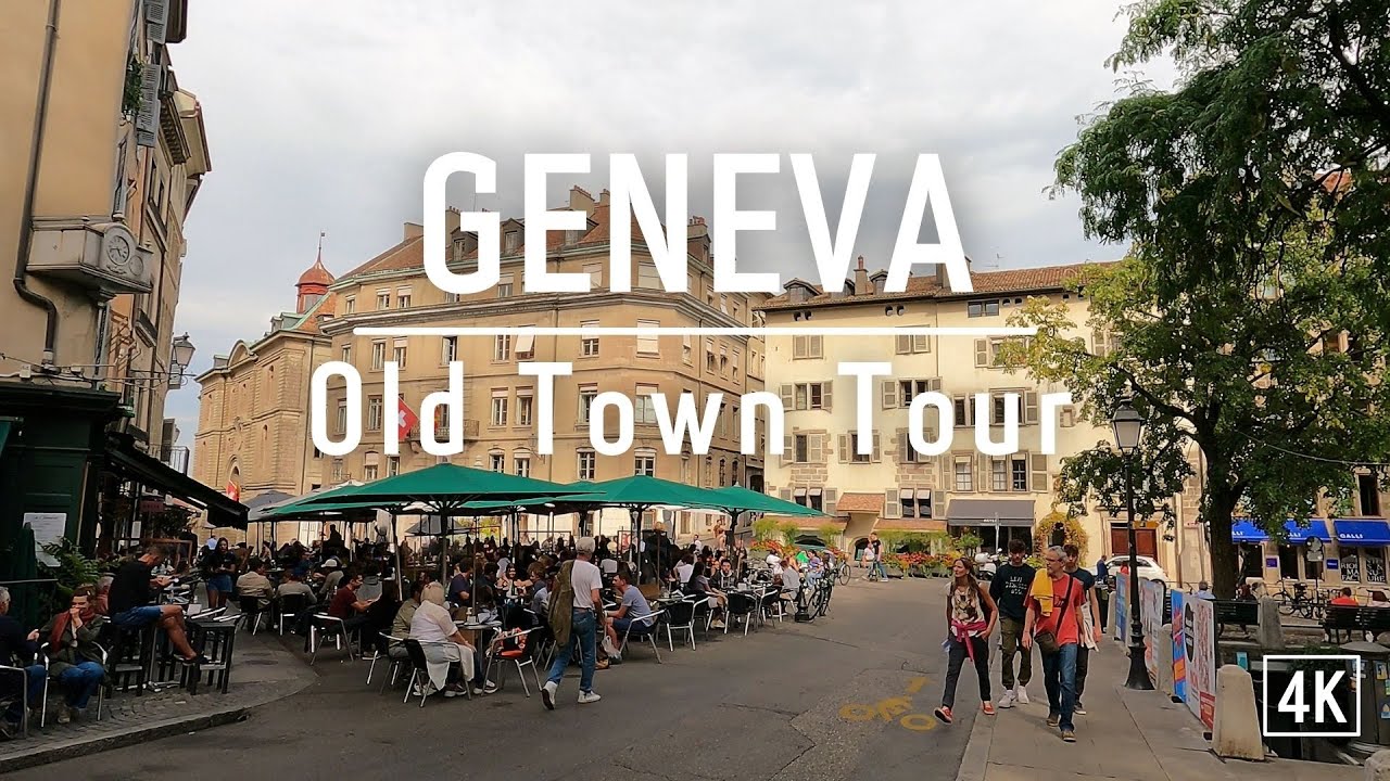 GENEVA 4K 🇨🇭 Geneva city walk, vieille ville geneve