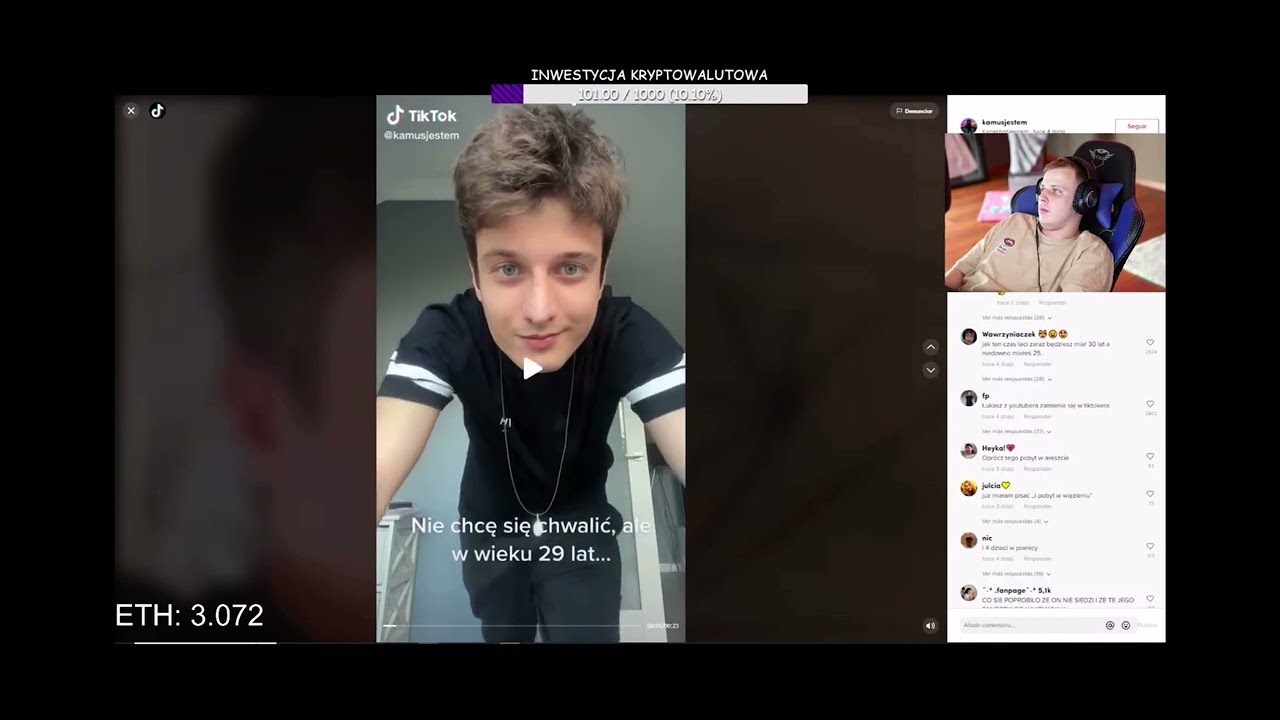 NITRO OGLĄDA TIKTOKA KAMERZYSTY