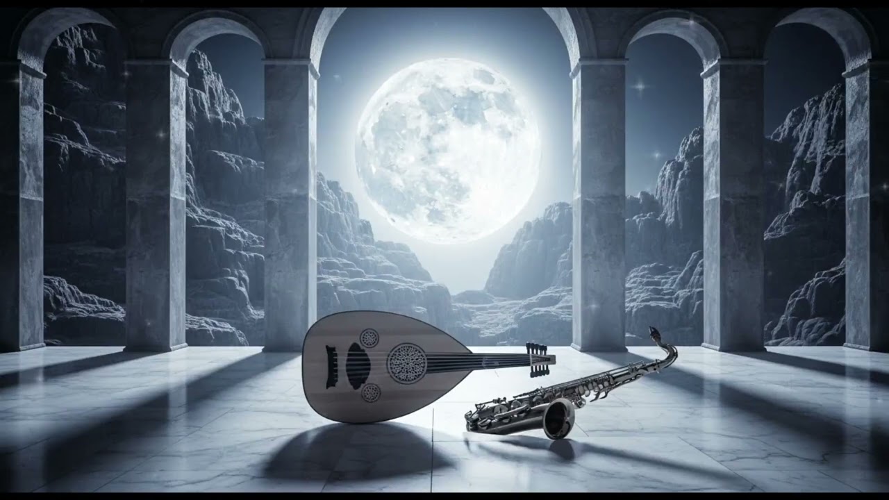 Arabian Night Oud Instrumental 🎷 | Smooth Saxophone Lounge Vibes