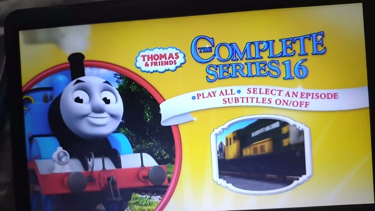 dvd menu walkthrough Thomas and friends the complete series 16 UK DVD 2015