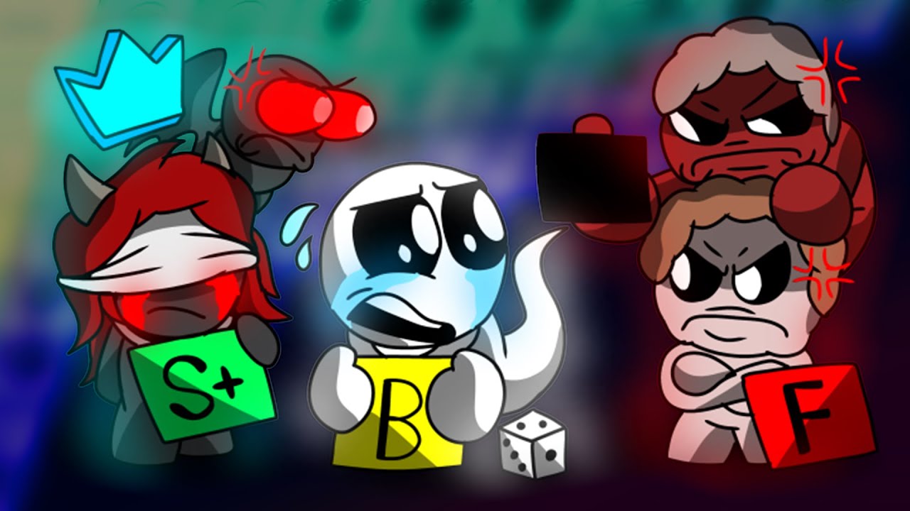 Fiz uma tierlist de personagens do Isaac