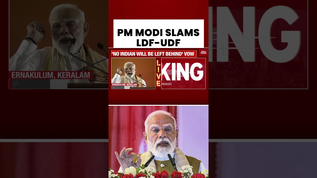 Big Political Attack! Narendra Modi Targets LDF and UDF in Kerala #pmmodi #keralapolitics