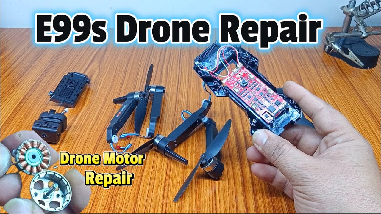 E99s Drone BLDC Motor Teardown & Repair Tips | Unlocking the Secrets