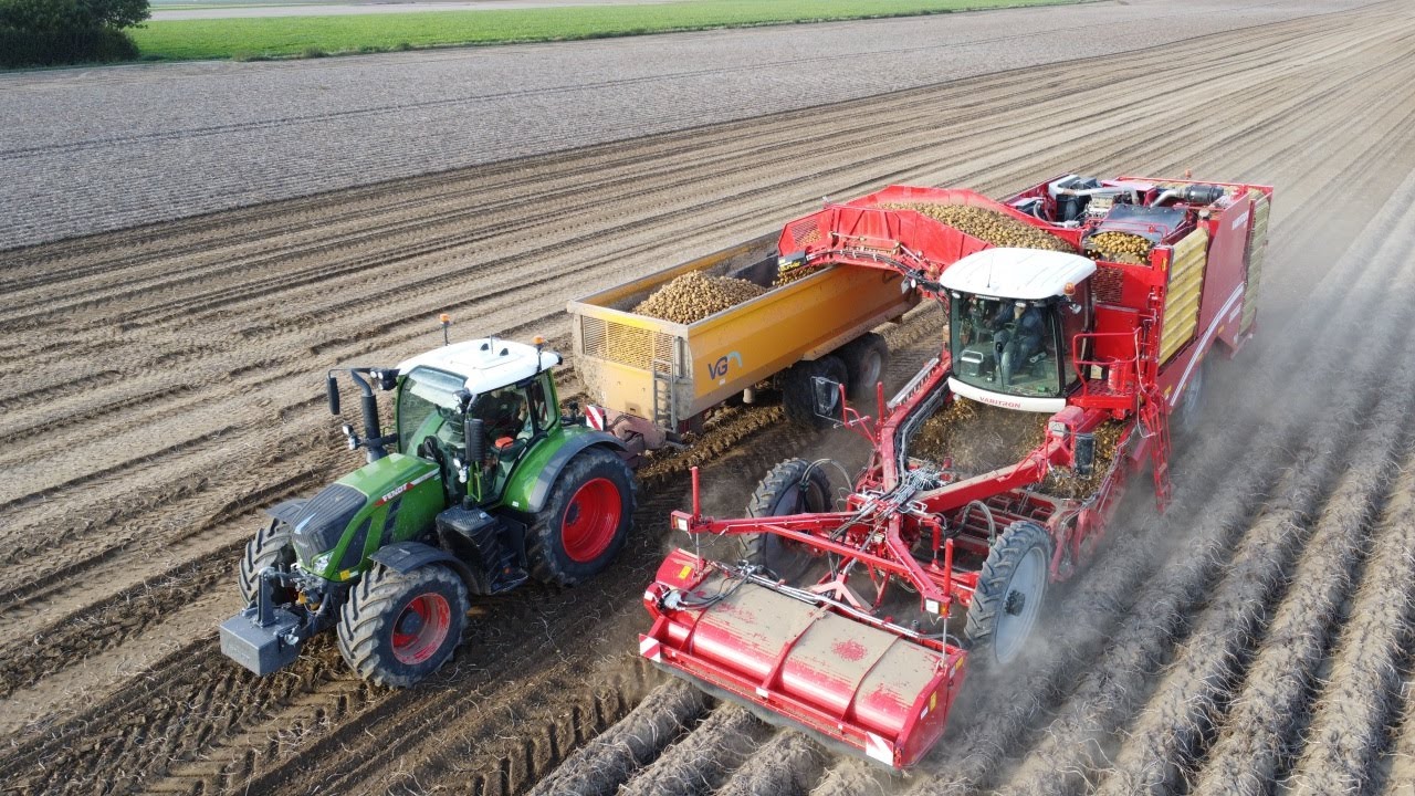 Potato Harvest | Grimme Varitron 470 | 2x Fendt 724 & Fendt 720 | Miedema MB 111 | Cornelissens