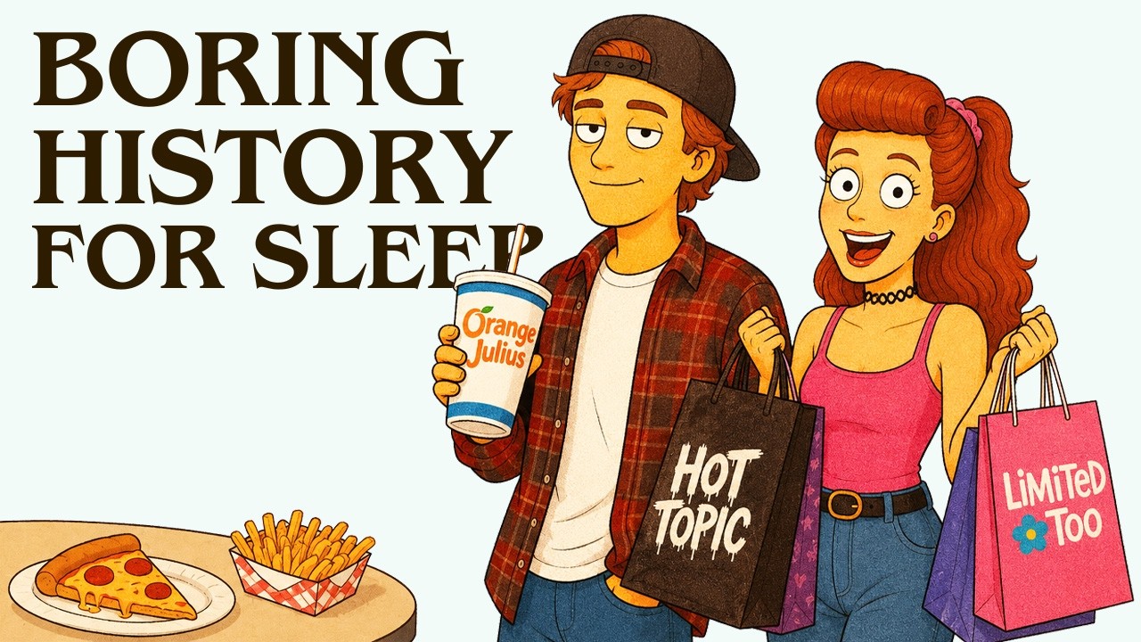 What 1990s Mall Culture Was REALLY Like and Why We Miss It | Boring History for Sleep