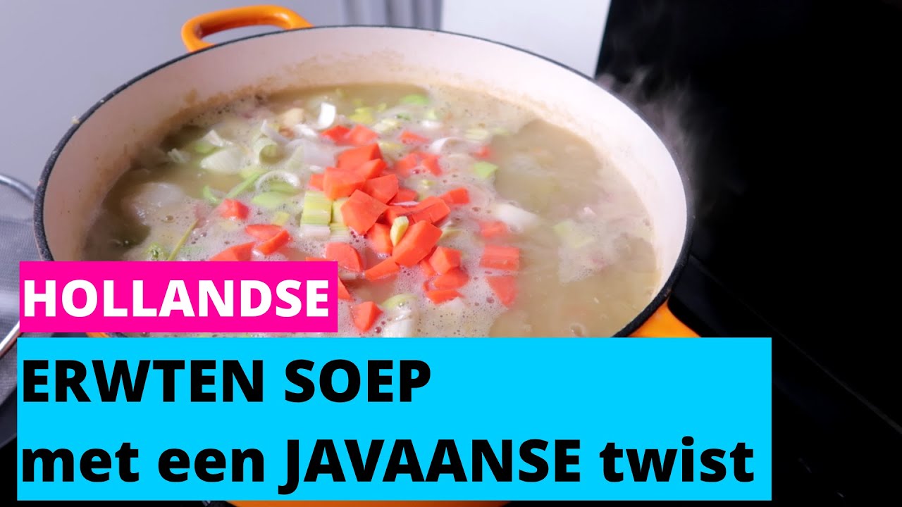 HOLLANDSE ERWTEN SOEP met een JAVAANSE TWIST | AIDASMORE #ERWTENSOEP #HOLLANDMEETSURINAAMS