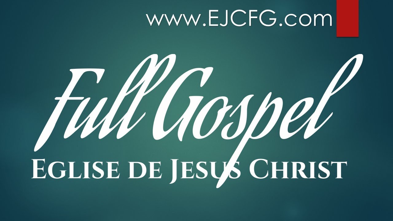 Service Dominical - Dimanche 7 Janvier 2024 - Eglise de Jésus-Christ Full Gospel