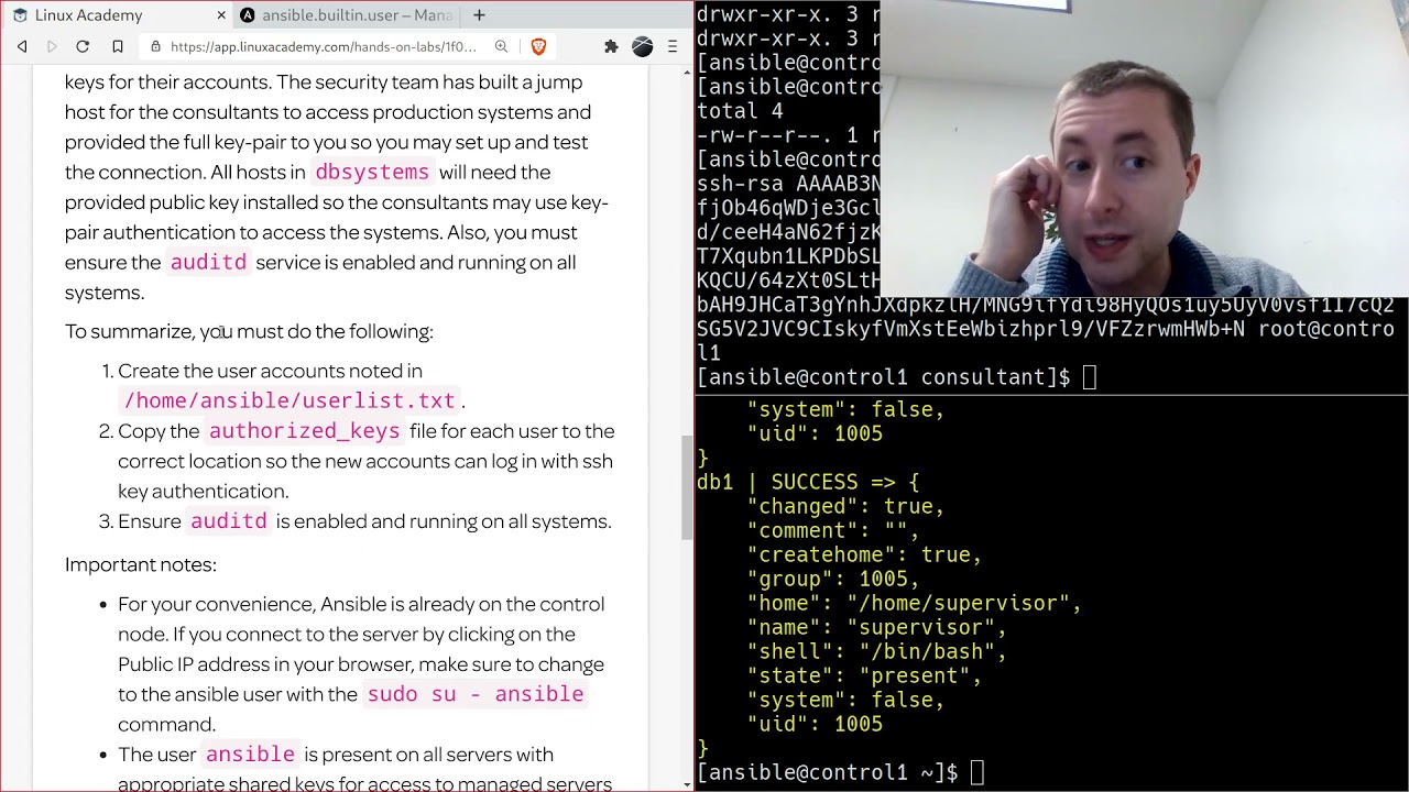 Ansible Lab: Configure SSH Access from Jump Host