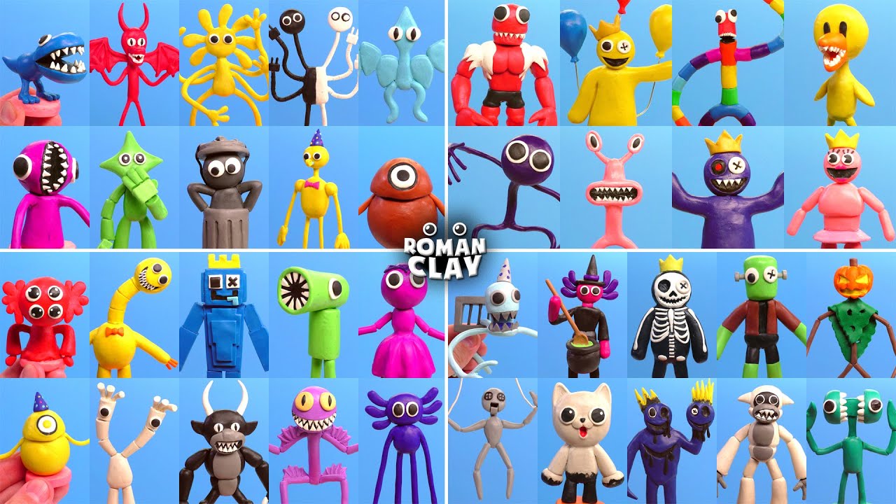 Making ALL Rainbow Friends Fan Mods 😬 Roblox with Clay