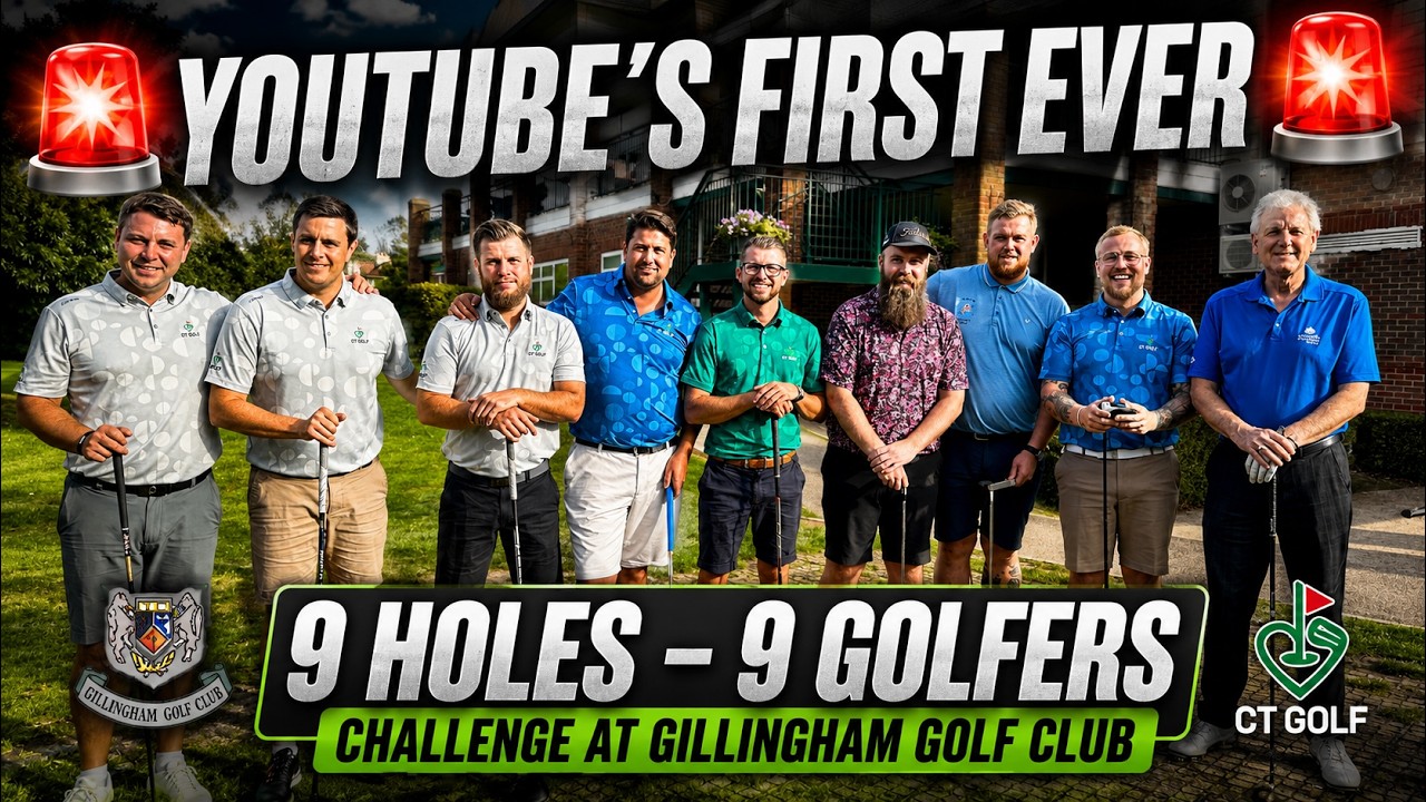 🚨 YouTube’s FIRST EVER 9 Holes - 9 Golfers Challenge! 🚨