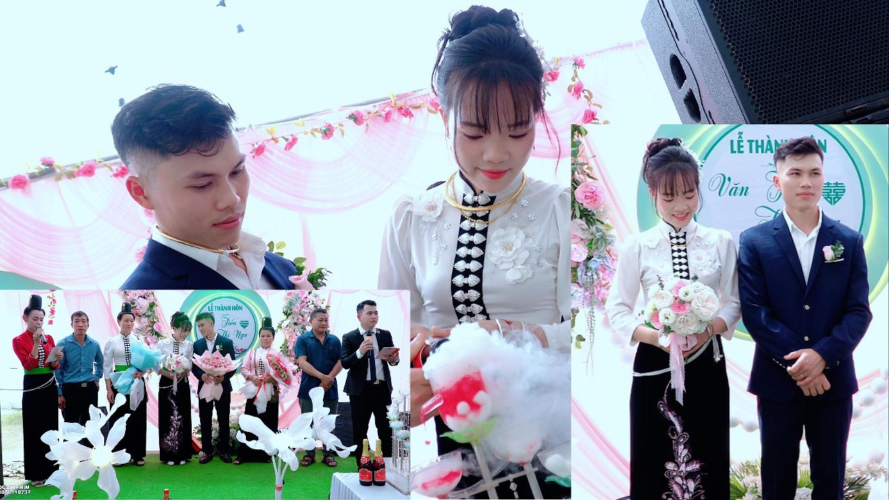 TOÀN CẢNH TIỆC CƯỚI NGƯỜI THÁI- CHÚ RỂ VĂN TIẾN & CÔ DÂU THỊ NGA .TẠI NÀ SÁY XÃ CHIỀNG SINH