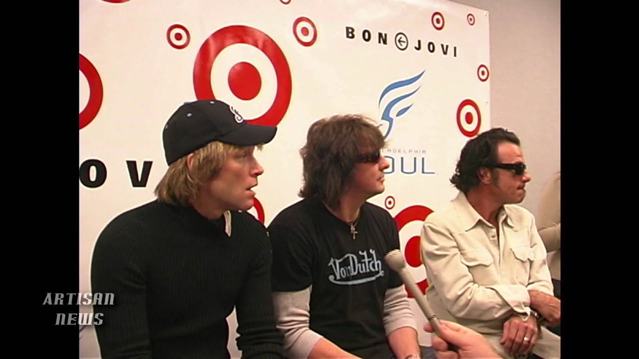 BON JOVI 2003 PRESS CONFERENCE, INTERVIEW - ARTISAN NEWS 10 YEAR RETROSPECTIVE