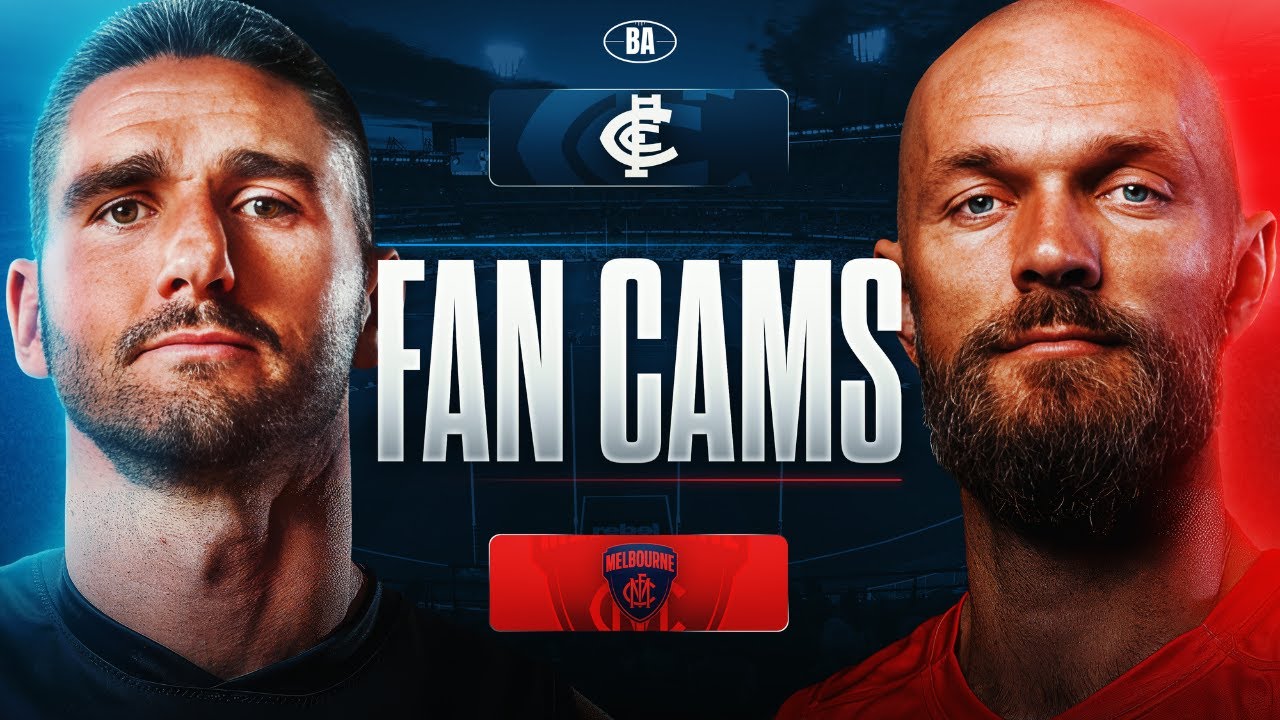 Fan Cams | Carlton V Melbourne | AFL Round 3, 2026