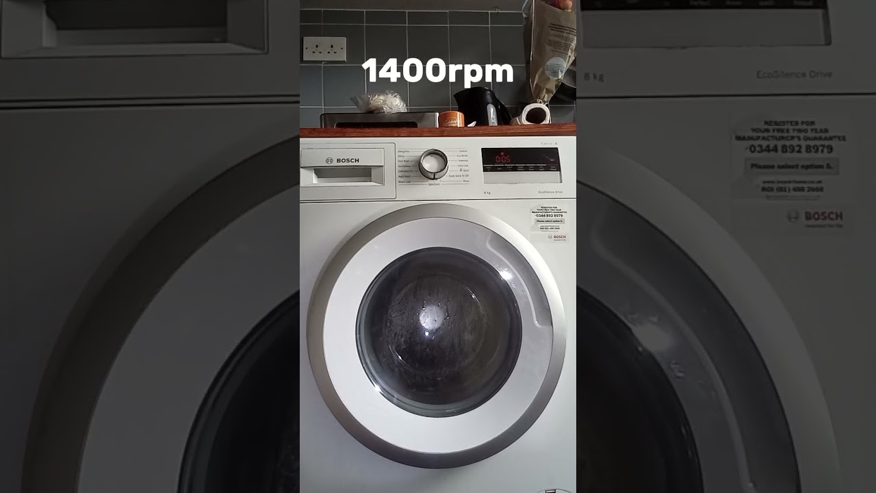 Bosch series 4. Spin & drain only (full cycle.)