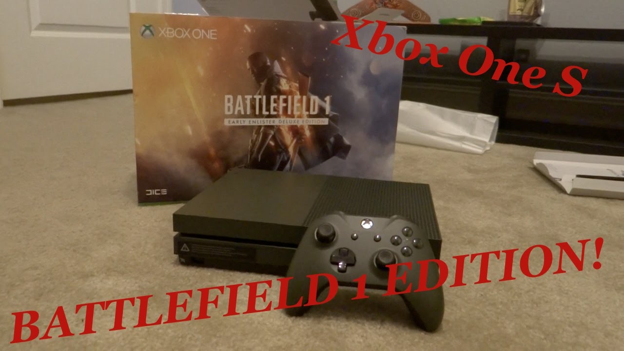 Xbox One S: Battlefield 1 Special Edition Unboxing