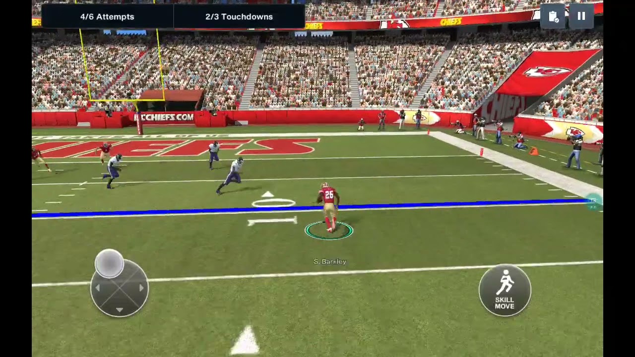 В Madden Mobile 26 попыток выполнить задание TOTW и легко выиграть, пробежав 50 ярдов | Геймплей