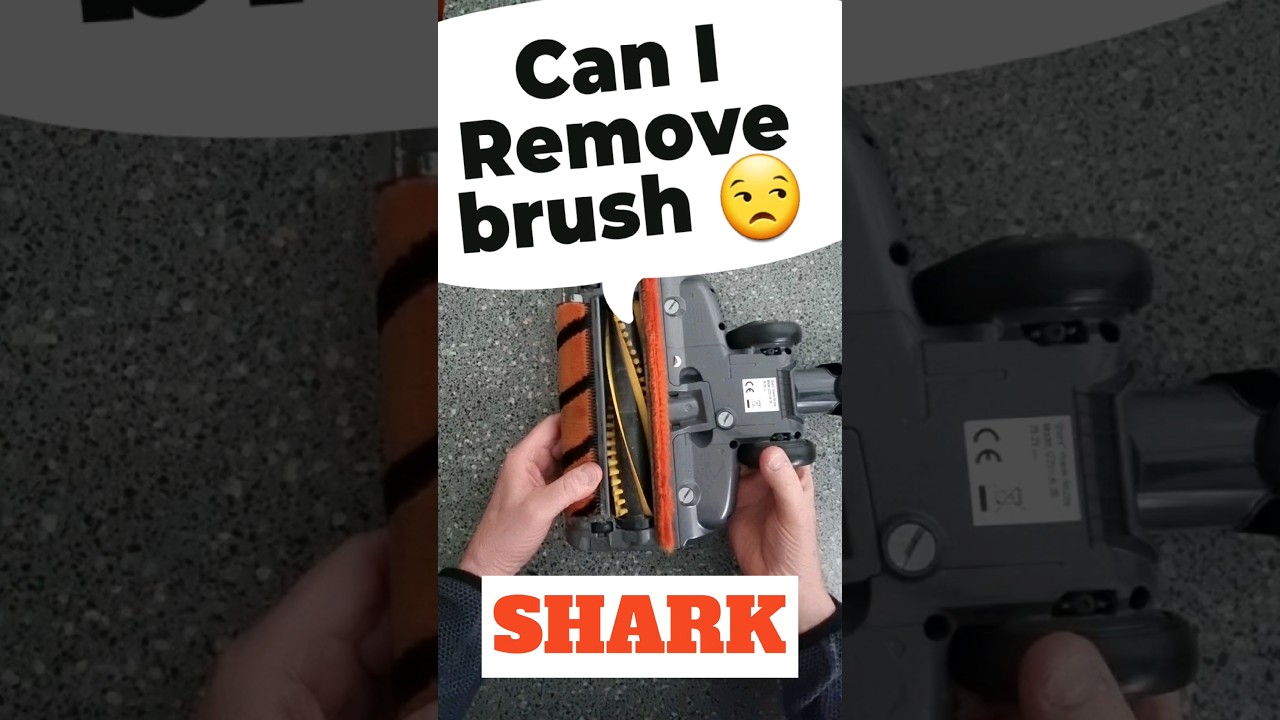 Нужно ли снимать щетку с пылесоса Shark?