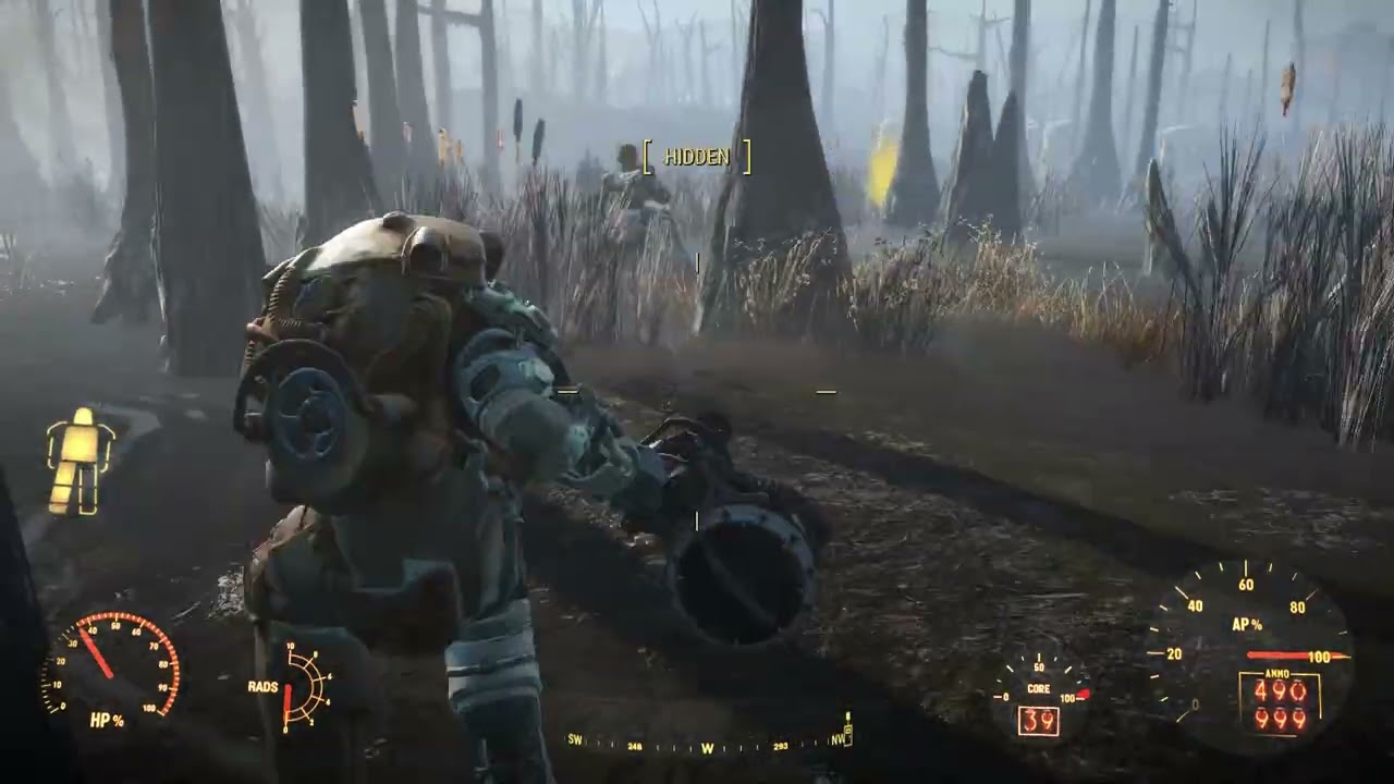 Most power full minigun in fallout