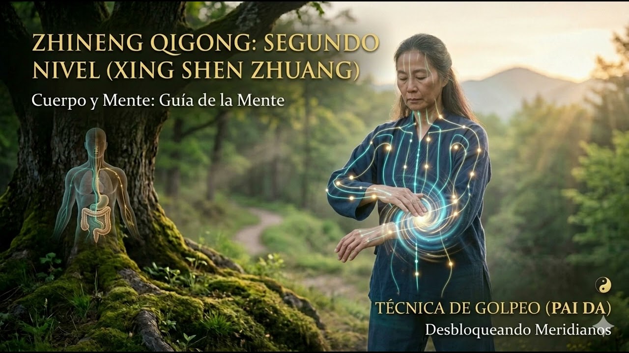 Zhineng Qigong Segundo Nivel: Cómo la Mente Guía al Cuerpo (Cuerpo y Mente + Golpear Meridianos)