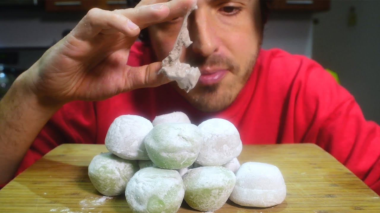 ASMR TRYING MOCHI ICE CREAM 1st Time !  ( CHEWY EATING SOUNDS ) Mukbang | Nomnomsammieboy