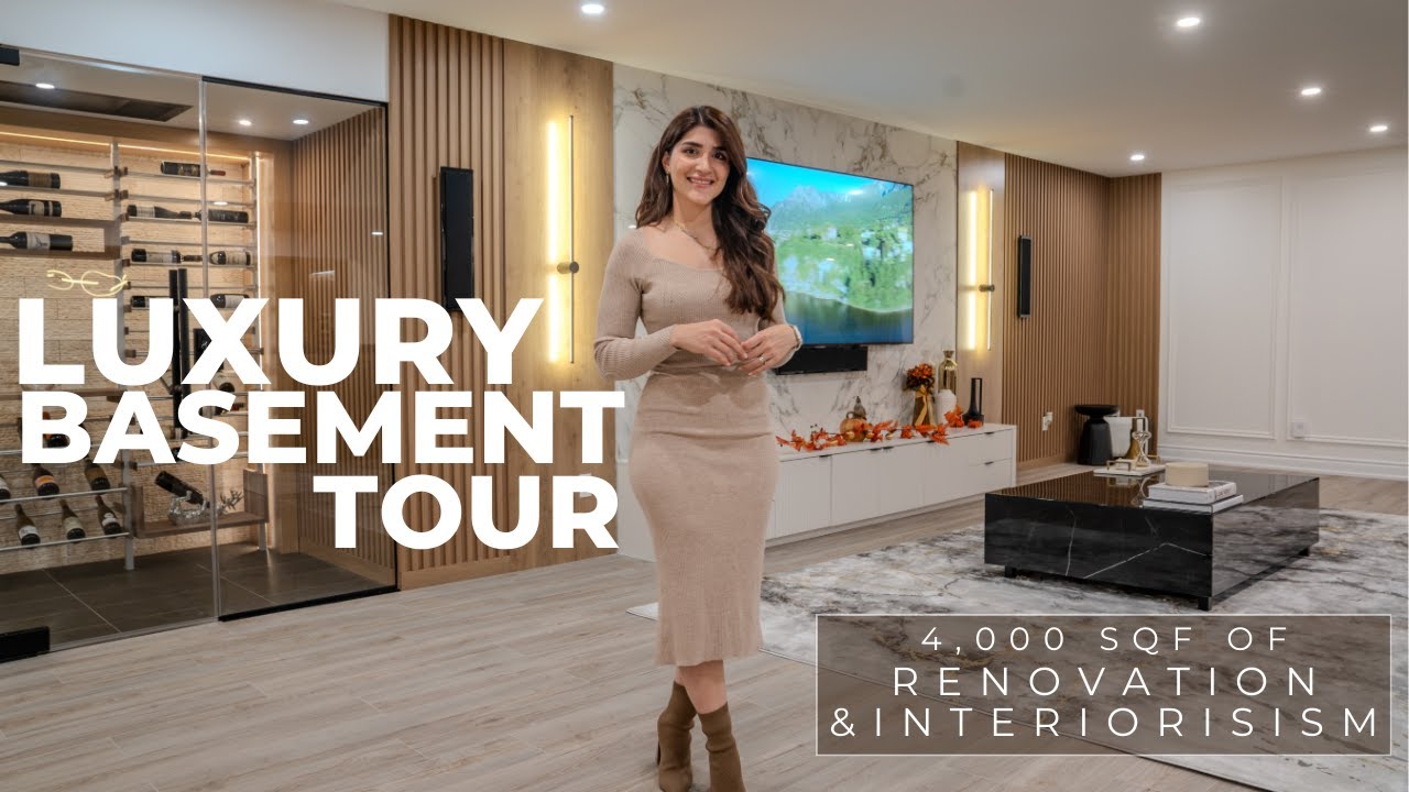 LUXURY 4,000 sqf BASEMENT TOUR in Toronto - Renovation Revealed [After Footage]