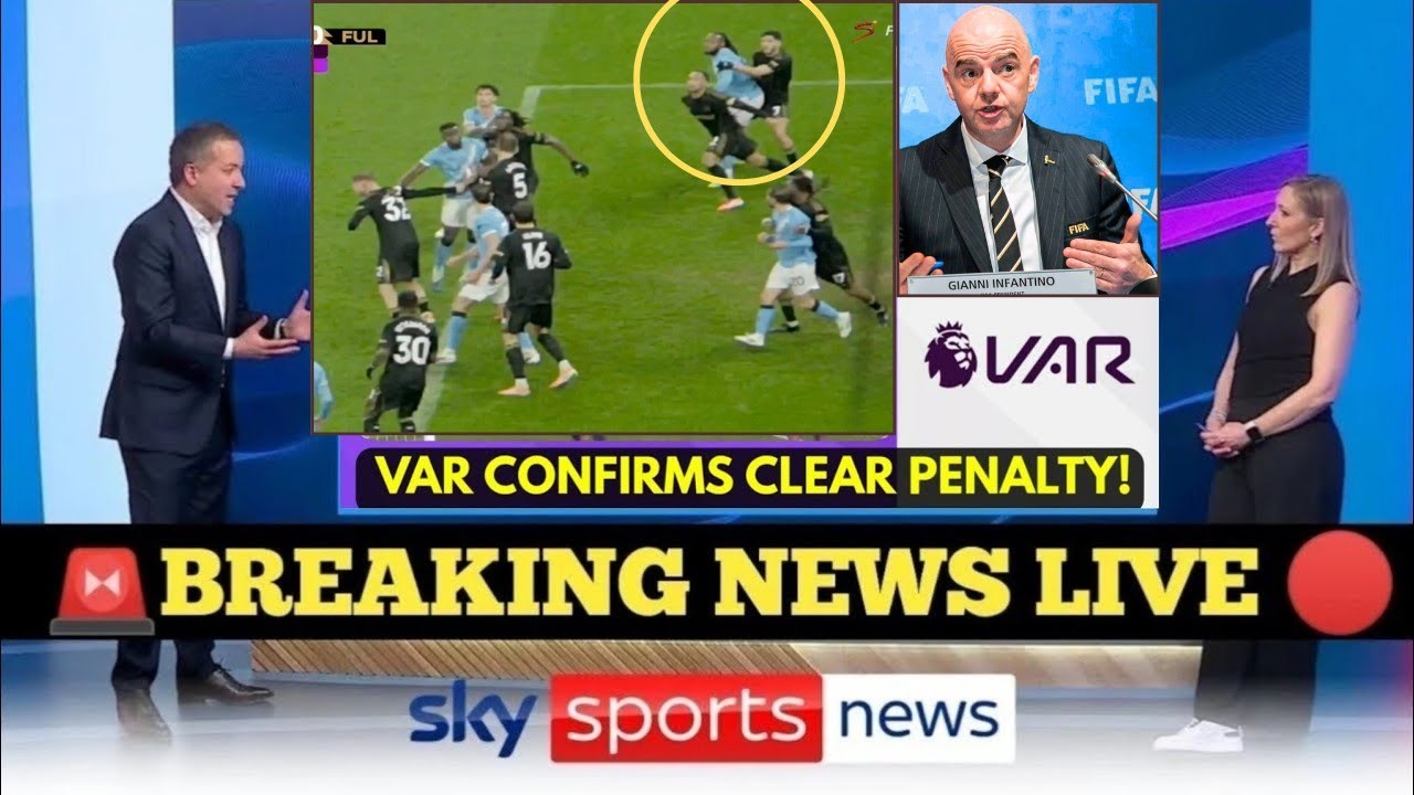 VAR CONFIRMS FOUL ON SEMENYO AS MAN CITY ESCAPE PENALTY CONTROVERSY 🚨