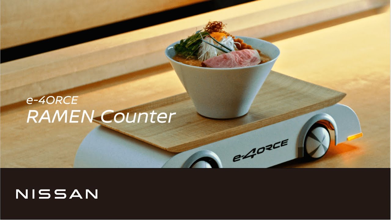 【Tech for Life】 e-4ORCE RAMEN Counter | Inspired  by NISSAN e-4ORCE
