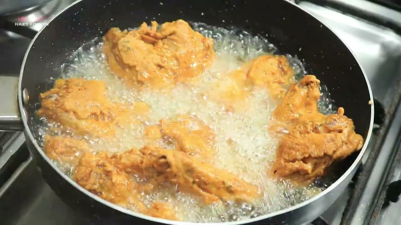 Crispy Chicken Wings with Sauce Indian Style by Naz's Kitchen