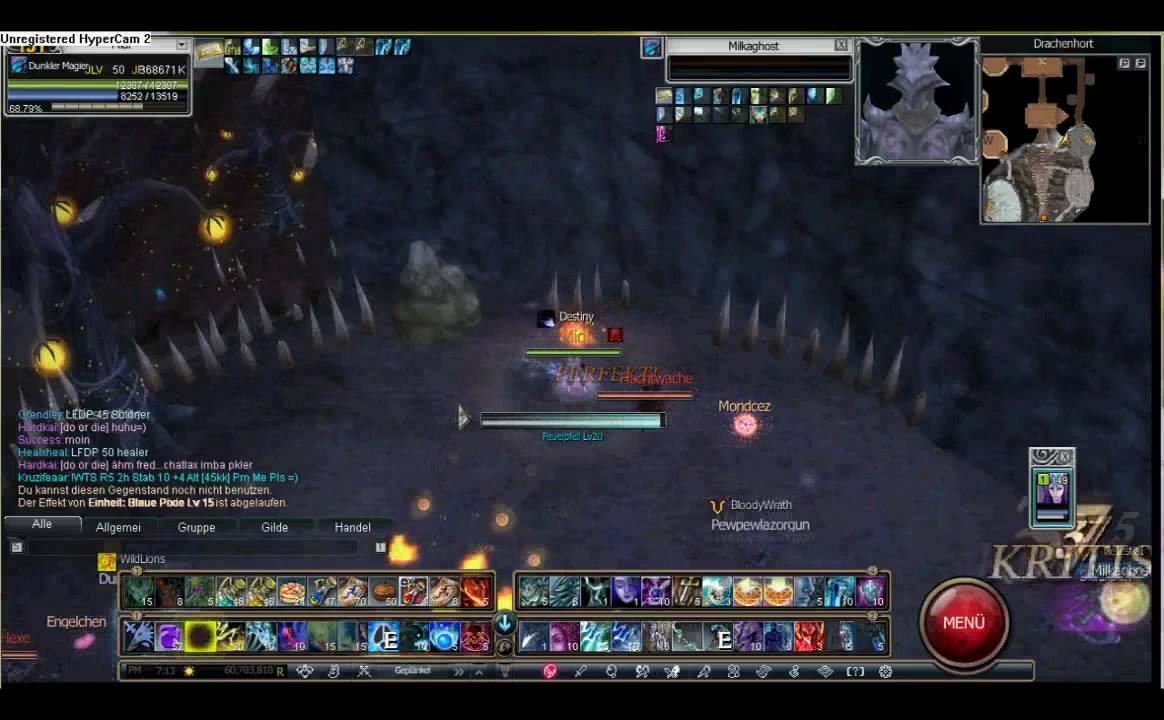 Rappelz Phönix Destiny - Warlock vs Random DP