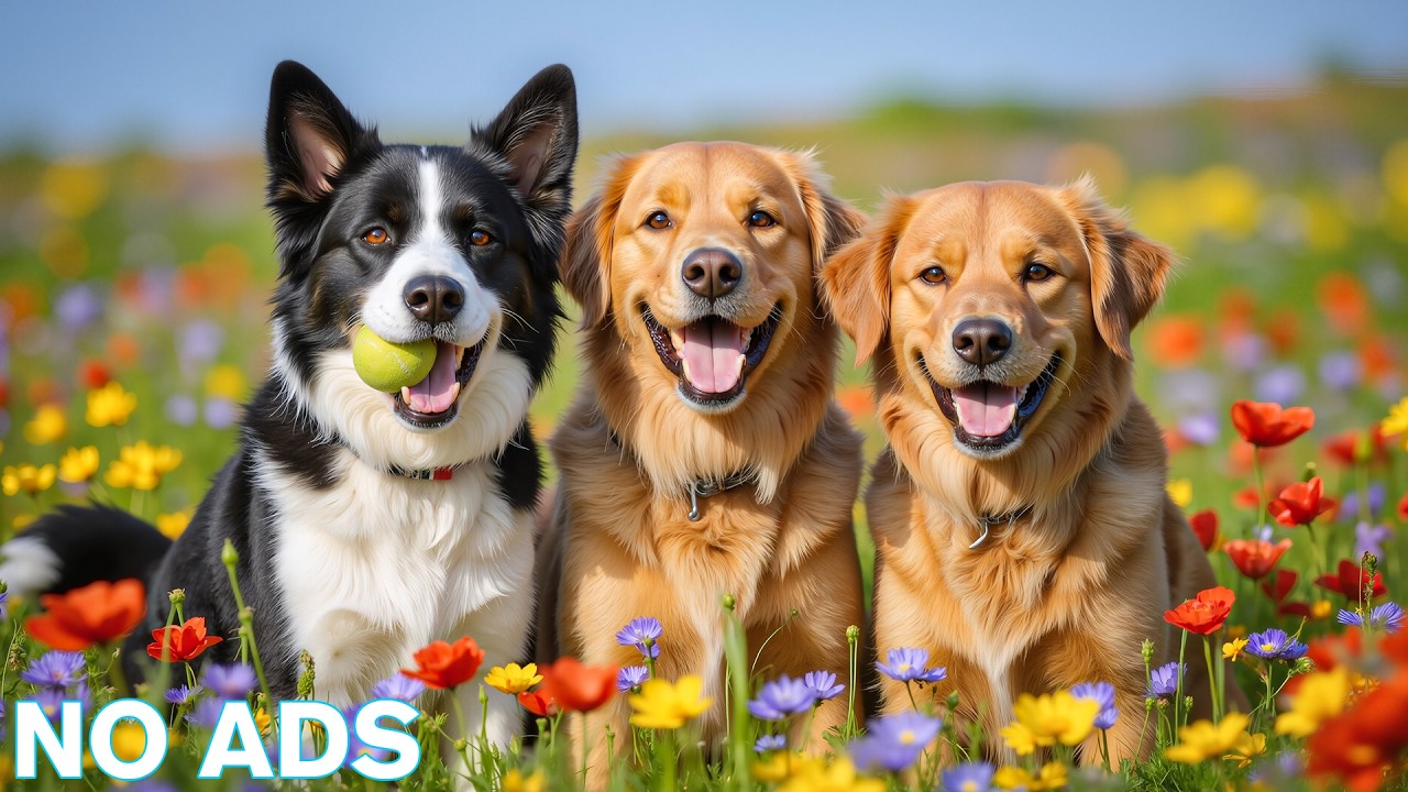 12 Hours of Dog TV for Dogs to Watch 🐶 Soft Calming Music 🎶 Anxiety Relief & Comfort