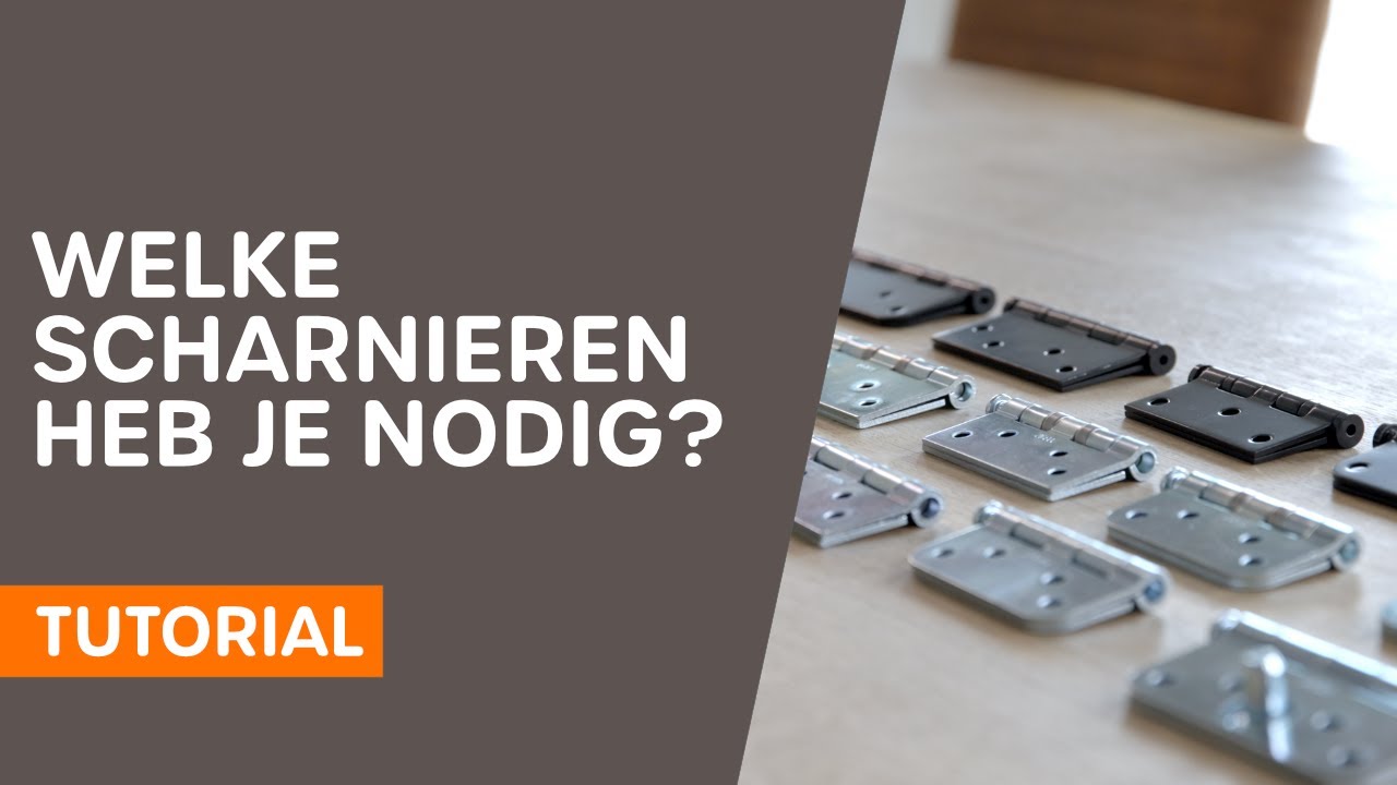 Welke scharnieren heb je nodig voor welke deur? | Voordeeldeuren.nl