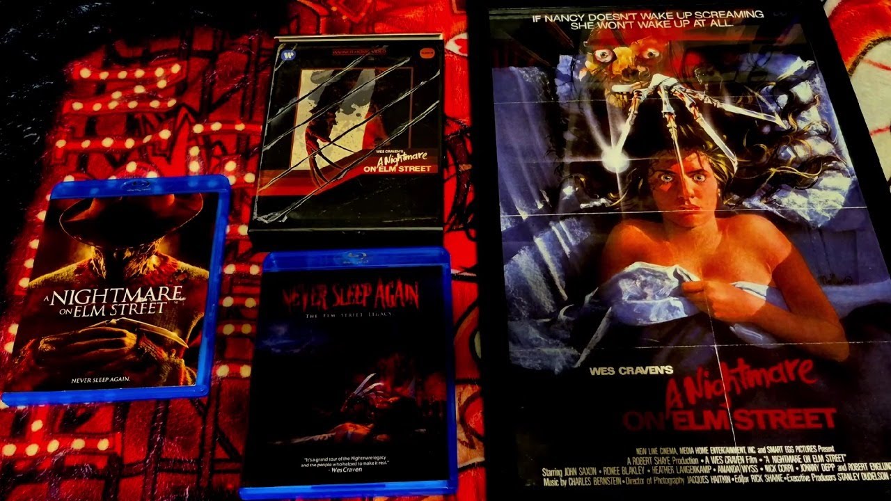 A Nightmare On Elm Street - UK 4K Steelbook, Never Sleep Again, Remake Blu-ray
