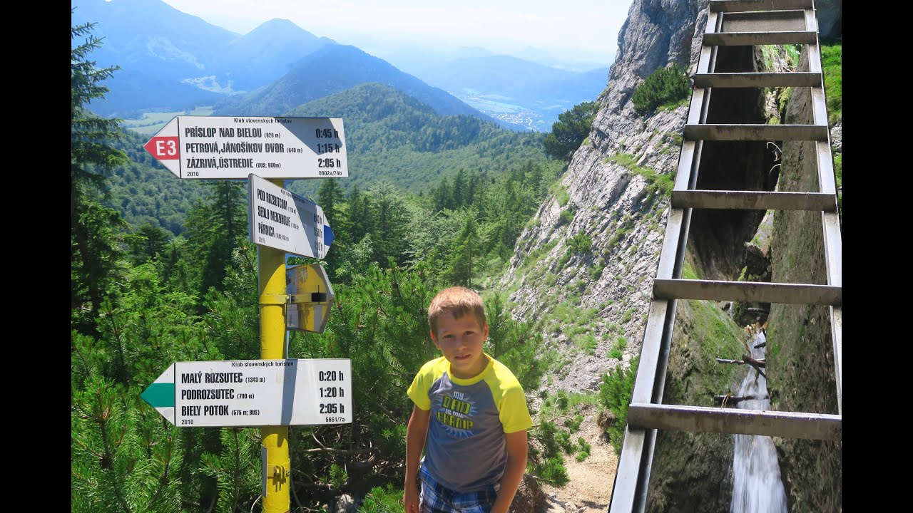 🌲Jánošíkove Diery jeden s našich najkrajších výletov na Slovensku [HD] OKOLO SVETA so 4 deťmi