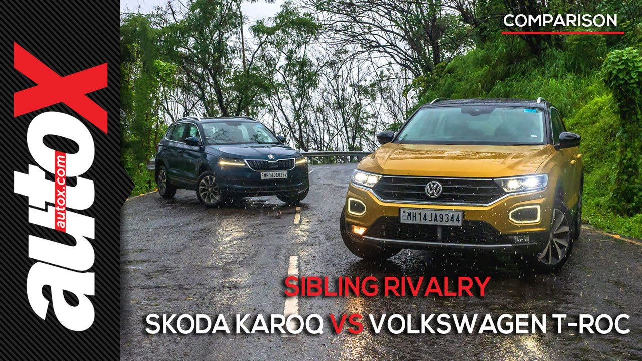 Skoda Karoq vs Volkswagen T-Roc: Sibling Rivalry | Comparison | autoX