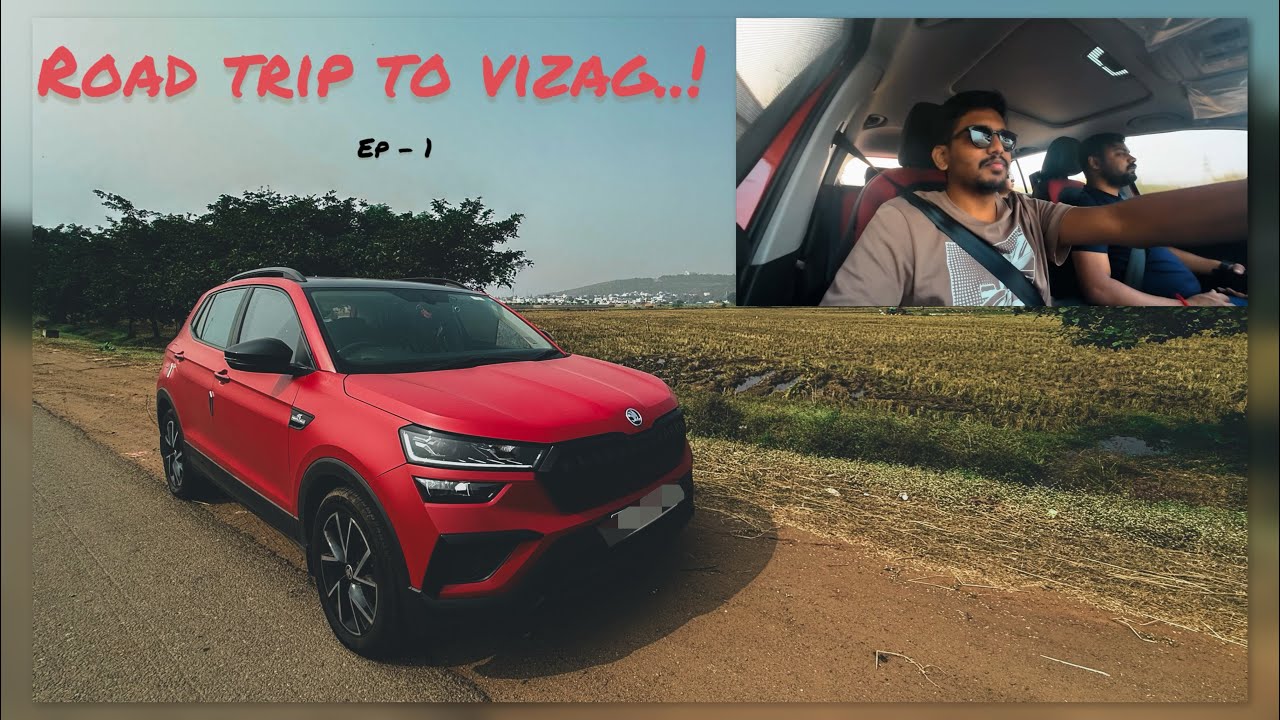 Road trip to Vizag! | Hyderabad to Vizag in car | Annavaram | Episode - 1 | Skoda Kushaq
