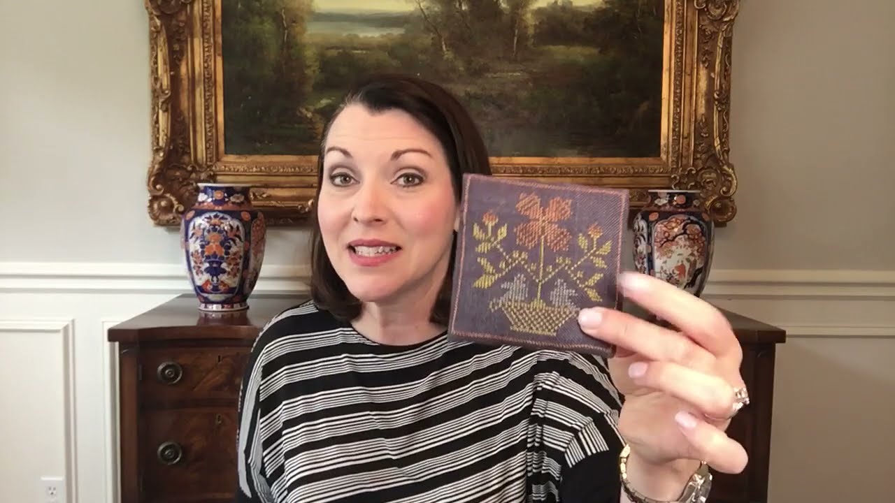 The Proper Stitcher Flosstube #2 - Annie shows some finishes on a box